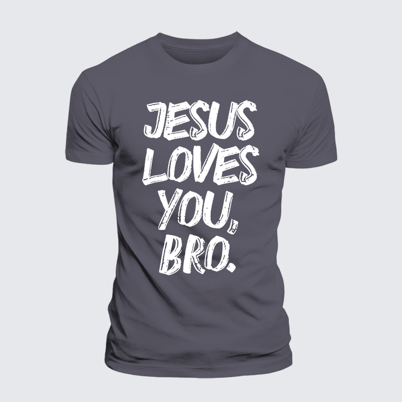 Luxe Mercerized Cotton Tee - Jesus Loves Bro