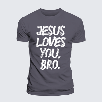 Luxe Mercerized Cotton Tee - Jesus Loves Bro