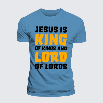 Luxe Mercerized Cotton Tee - Jesus Is King Of Kings And Lord Of Lords