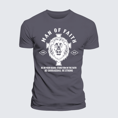 Luxe Mercerized Cotton Tee - Man Of Faith
