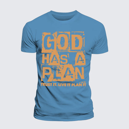 Luxe Mercerized Cotton Tee - God Has A Plan