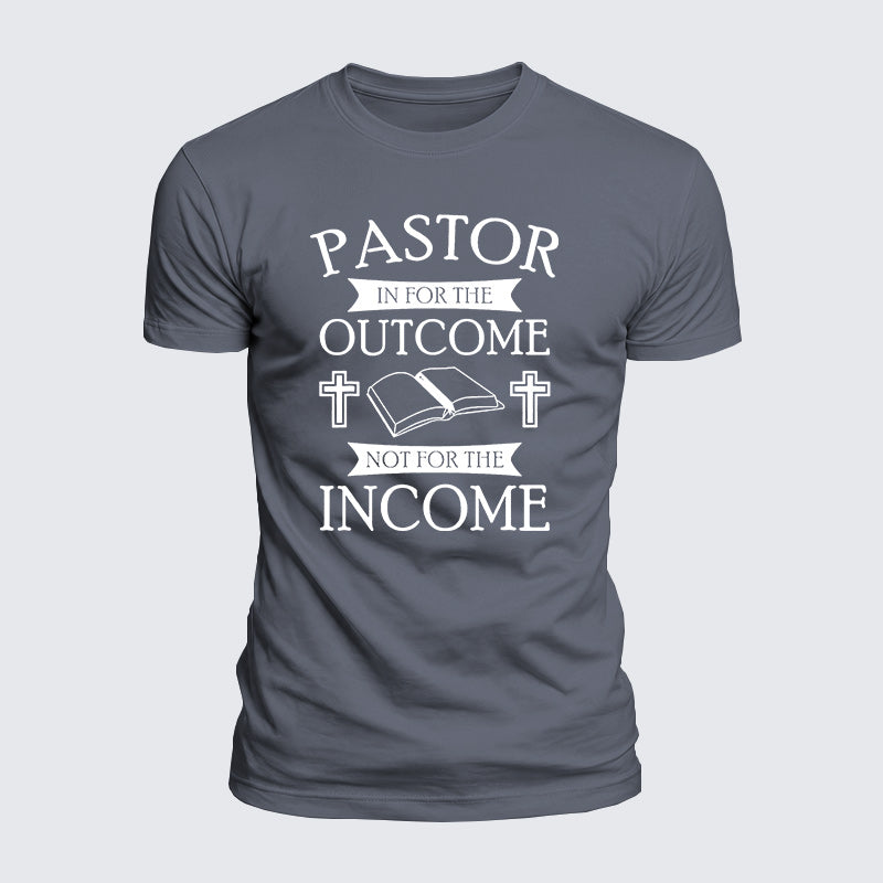 Luxe Mercerized Cotton Tee - Pastor In It For The Outcome
