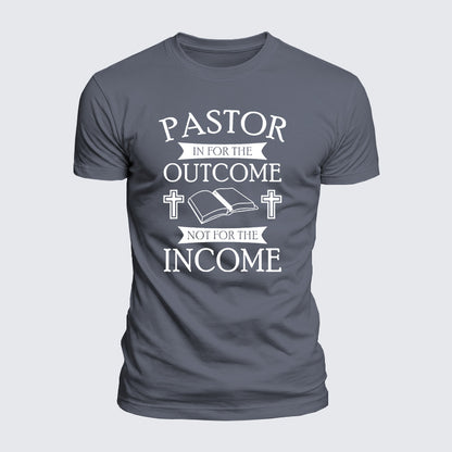 Luxe Mercerized Cotton Tee - Pastor In It For The Outcome