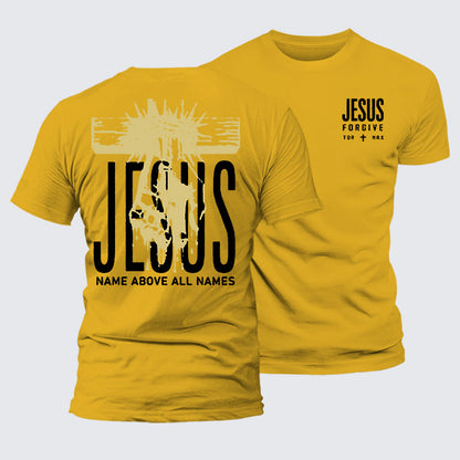 Luxe Mercerized Cotton Tee - Jesus Name Above All Names