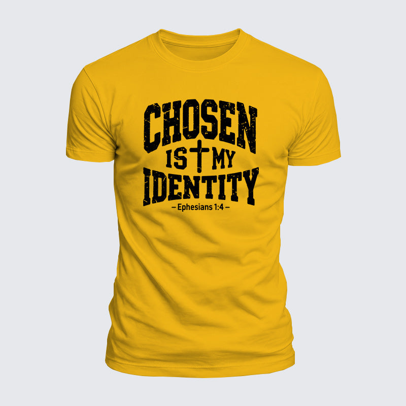 Luxe Mercerized Cotton Tee - Chosen Is My Identity