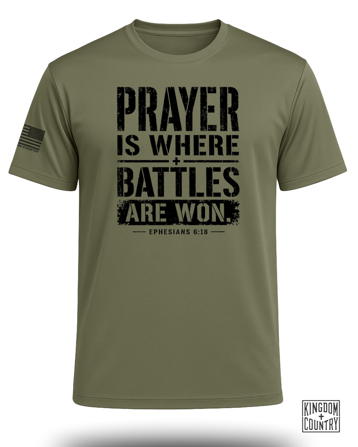 Prayer Is Where Battles Are Won Performance Shirt