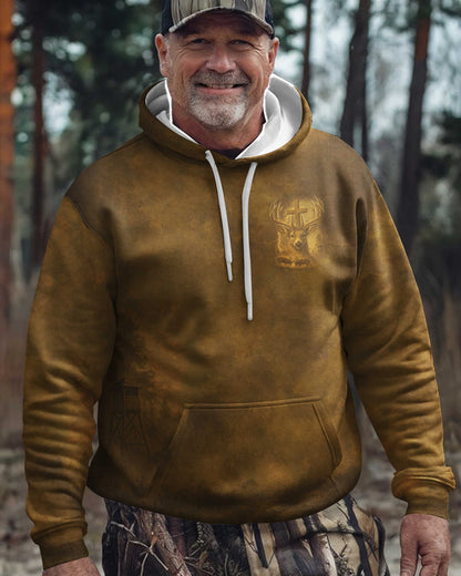 I've Got Hunting In My Veins And Jesus In My Heart All Over Print Hoodie