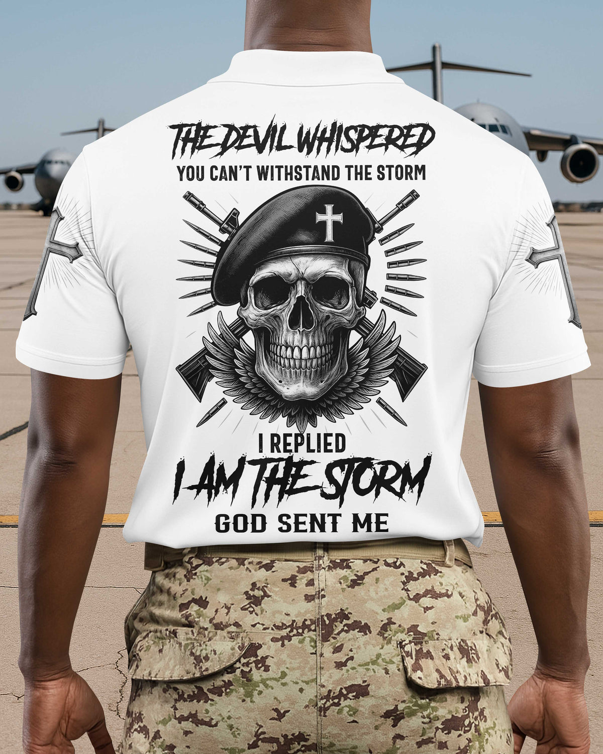 The Devil Whispered You Can't Withstand The Storm T-Shirt