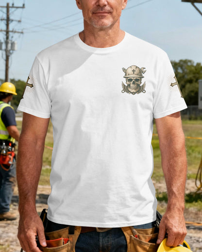 Storms Don't Scare Me God Made Me A Lineman T-Shirt