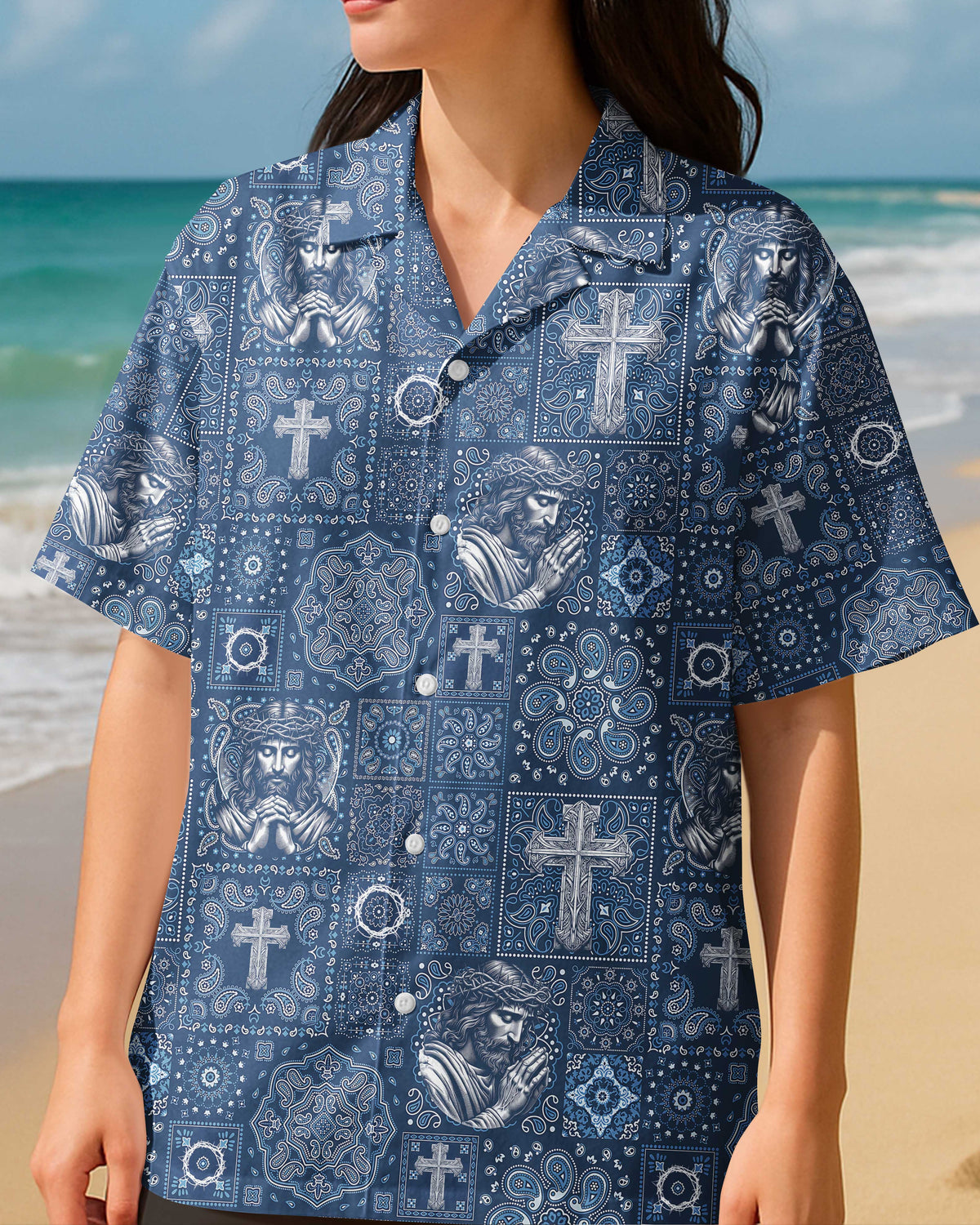 Sacred Cross Bandana Hawaiian T-Shirt