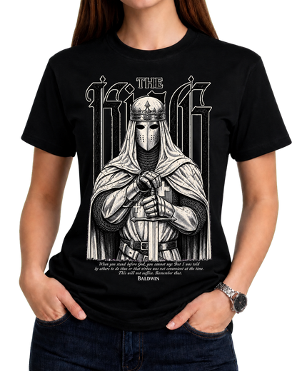 Baldwin IV “The Leper King” Vintage Unisex T-Shirt | Crusader King of Jerusalem Tee