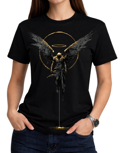 Fallen Angel Dark Gothic Graphic T-Shirt