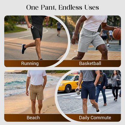 Mens's Quick-Dry Athletic Shorts