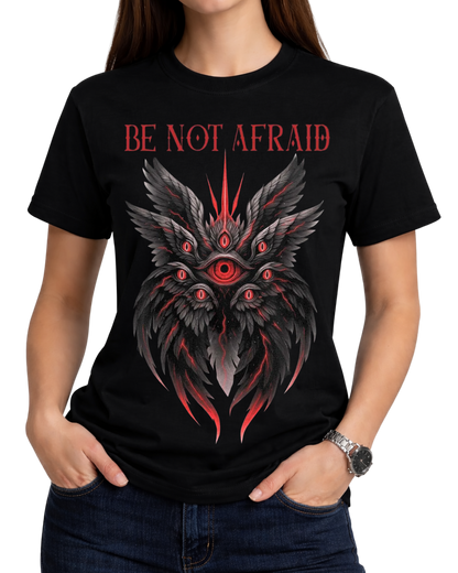 Be Not Afraid Seraphim Angel Vintage Unisex Tee - Christian Faith