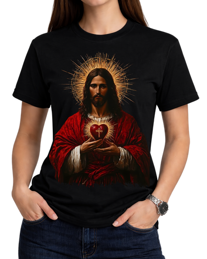 Jesus Sacred Heart Vintage Tee