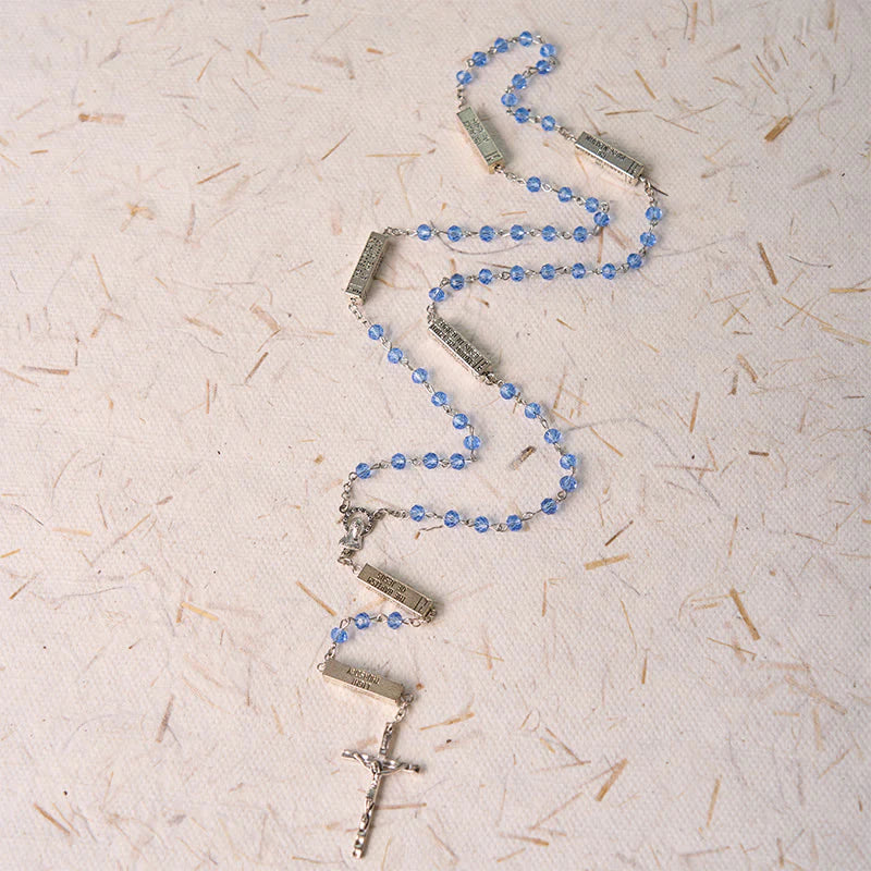 The Mysteries Rosary Engraved Mystery Bar