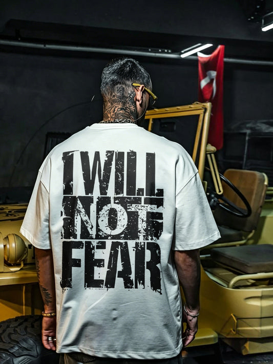 I Will Not Fear Printed Men's T-shirt