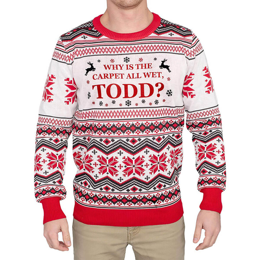 Unisex Print Crew Neck Ugly Christmas Sweatshirt