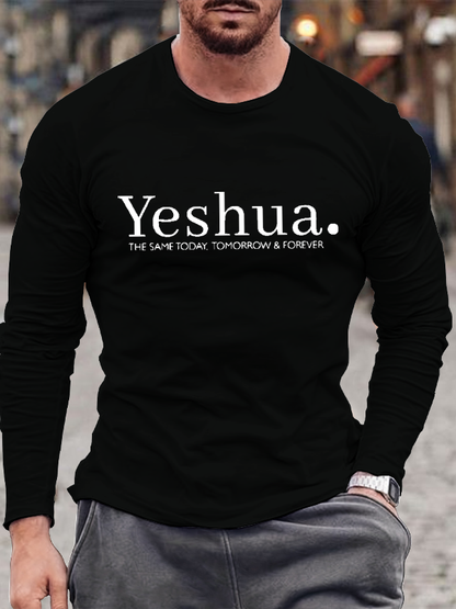 Yeshua Cotton Long Sleeve T-Shirt