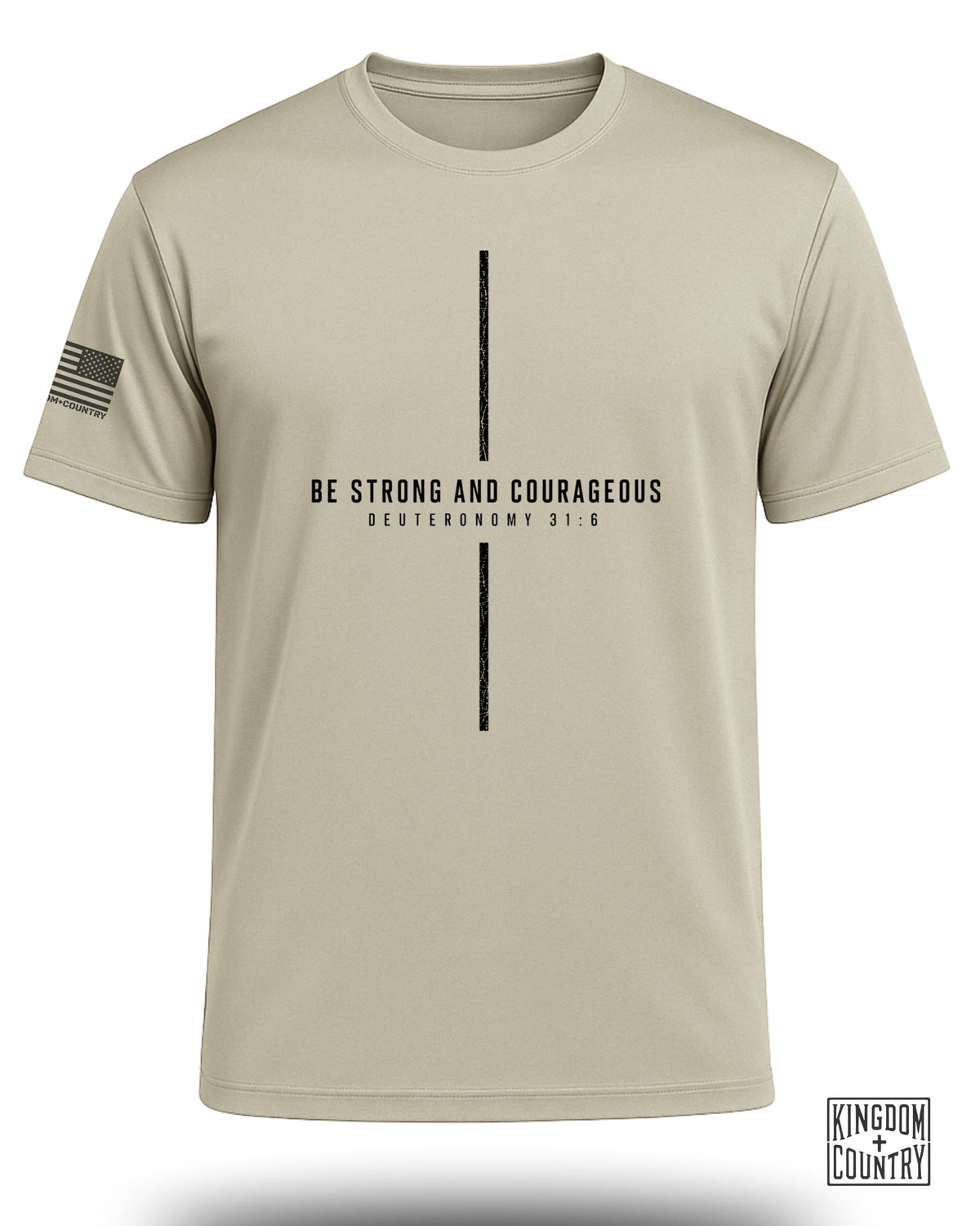 Be Strong And Courageous Performance Shirt