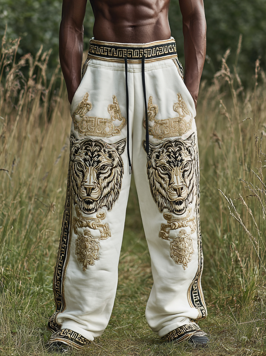 Men's Viking Nordic Tribal Tiger Totem Sports Pants