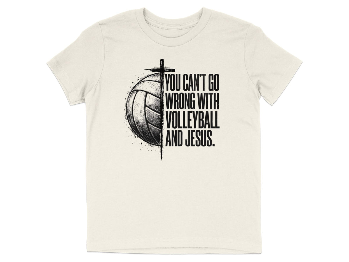 Volleyball And Jesus Youth T-Shirt