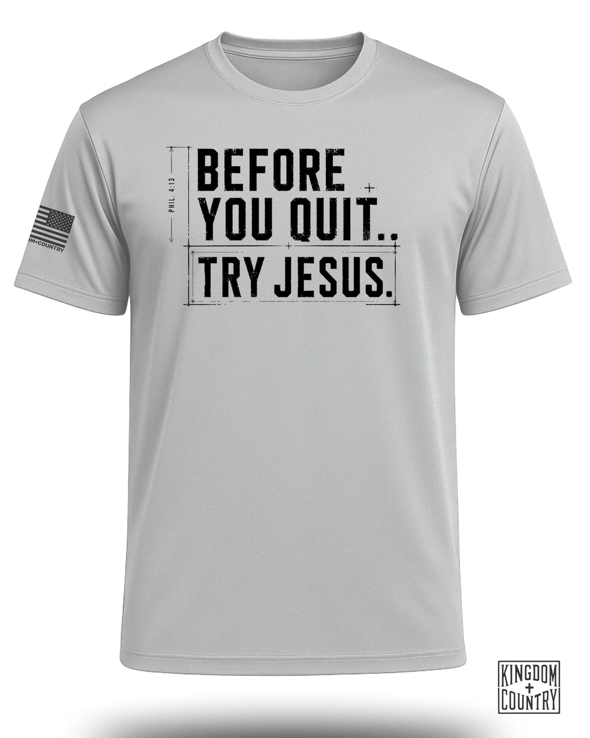 Try Jesus Blueprint Performance Shirt