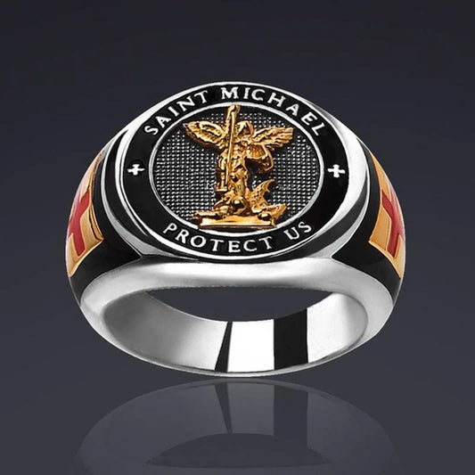 Saint Michael the Archangel Protection Ring