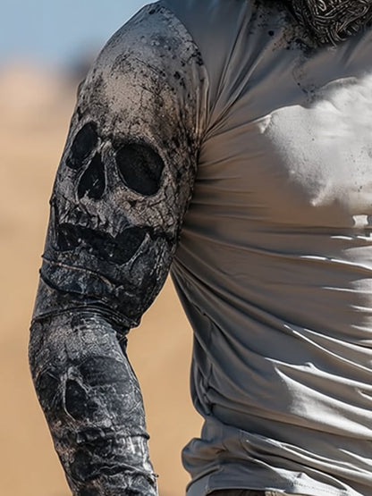 Men's Outdoor Sun Protection Breathable Cool Hooded Sun Protection Long Sleeve Top