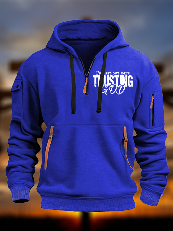 Trusting God Jesus God Christian Zipper Hoodies