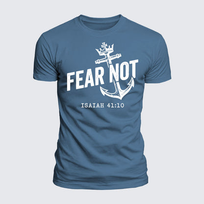 Luxe Mercerized Cotton Tee - Fear Not Isaiah 41:10