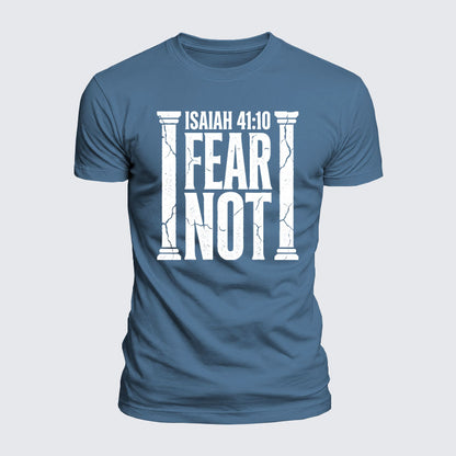 Luxe Mercerized Cotton Tee - Fear Not Isaiah 41:10