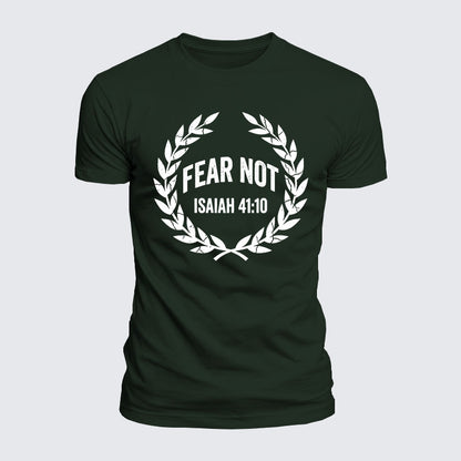 Luxe Mercerized Cotton Tee - Fear Not Isaiah 41:10