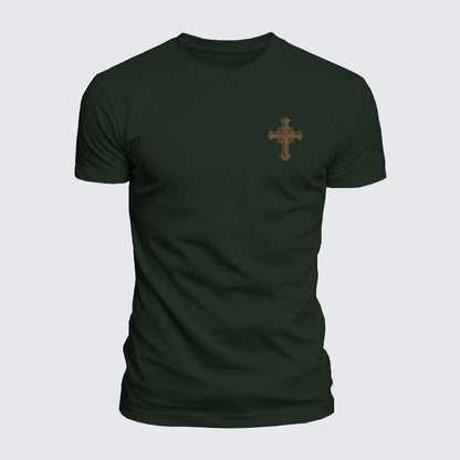 Luxe Mercerized Cotton Tee - Cross