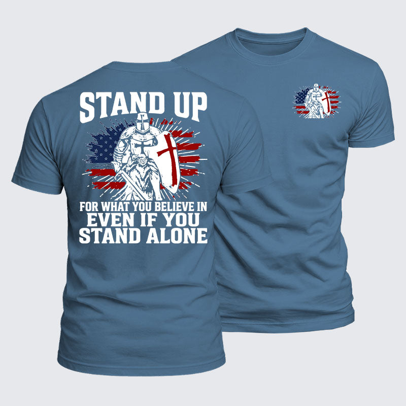 Luxe Mercerized Cotton Tee - Stand Up For What You Believe