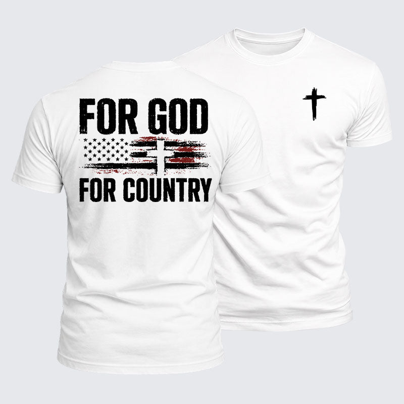Luxe Mercerized Cotton Tee - For God For Country