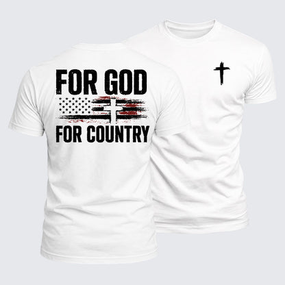 Luxe Mercerized Cotton Tee - For God For Country