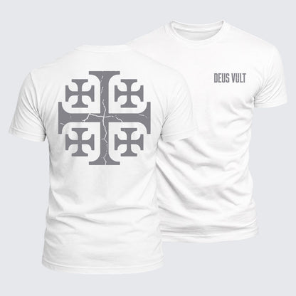Luxe Mercerized Cotton Tee - Deus Vult