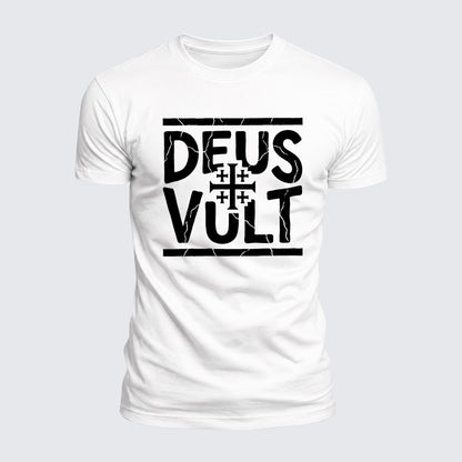 Luxe Mercerized Cotton Tee - Deus Vult