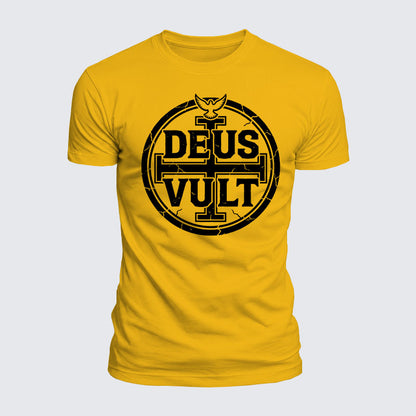Luxe Mercerized Cotton Tee - Deus Vult