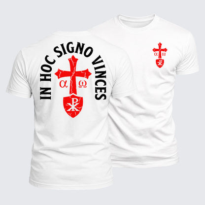 Luxe Mercerized Cotton Tee - In Hoc Signo Vinces