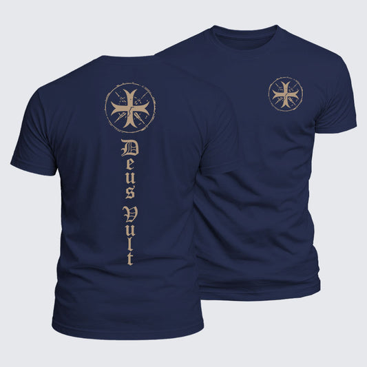 Luxe Mercerized Cotton Tee - Deus Vult