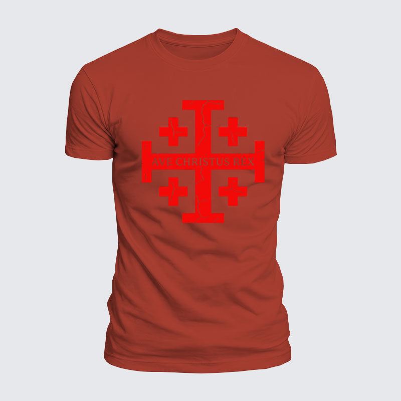 Luxe Mercerized Cotton Tee - Ave Christus Rex