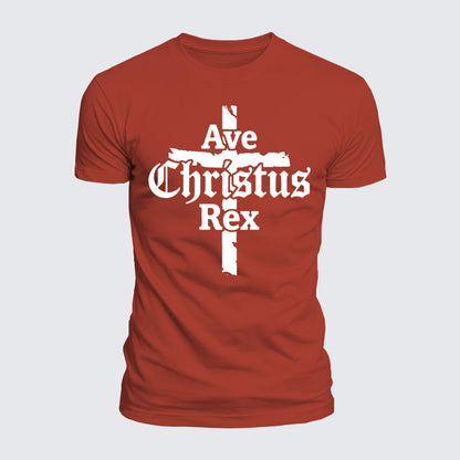 Luxe Mercerized Cotton Tee - Ave Christus Rex