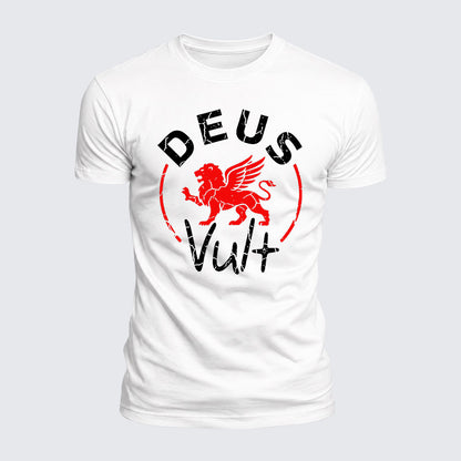 Luxe Mercerized Cotton Tee - Deus Vult