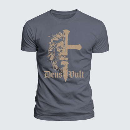 Luxe Mercerized Cotton Tee -  Deus Vult