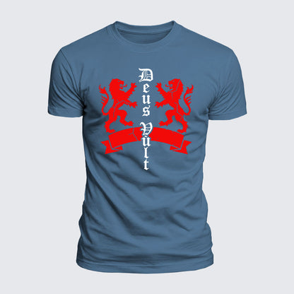 Luxe Mercerized Cotton Tee - Deus Vult