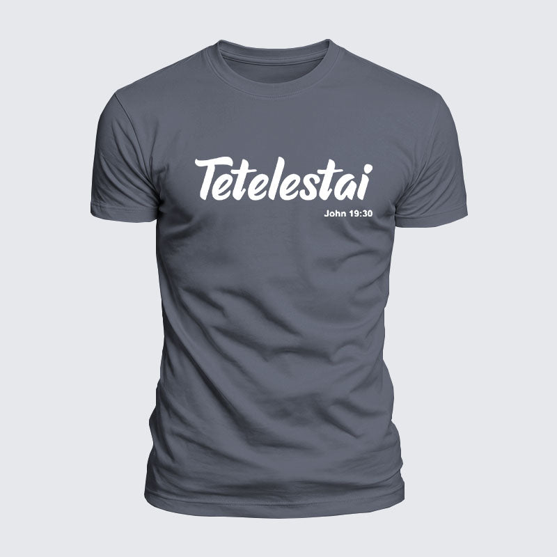 Luxe Mercerized Cotton Tee - Tetelestai John 19 : 30