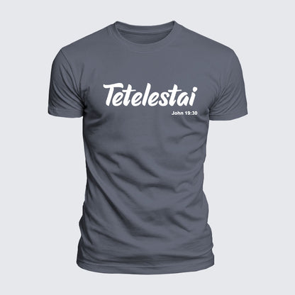 Luxe Mercerized Cotton Tee - Tetelestai John 19 : 30