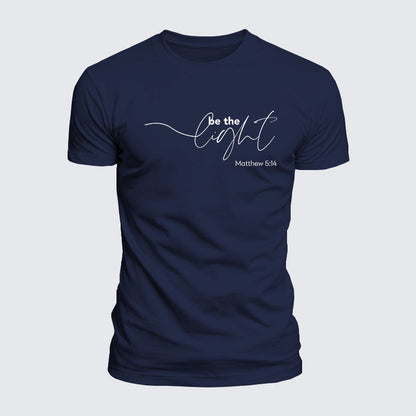 Luxe Mercerized Cotton Tee - Be The Light